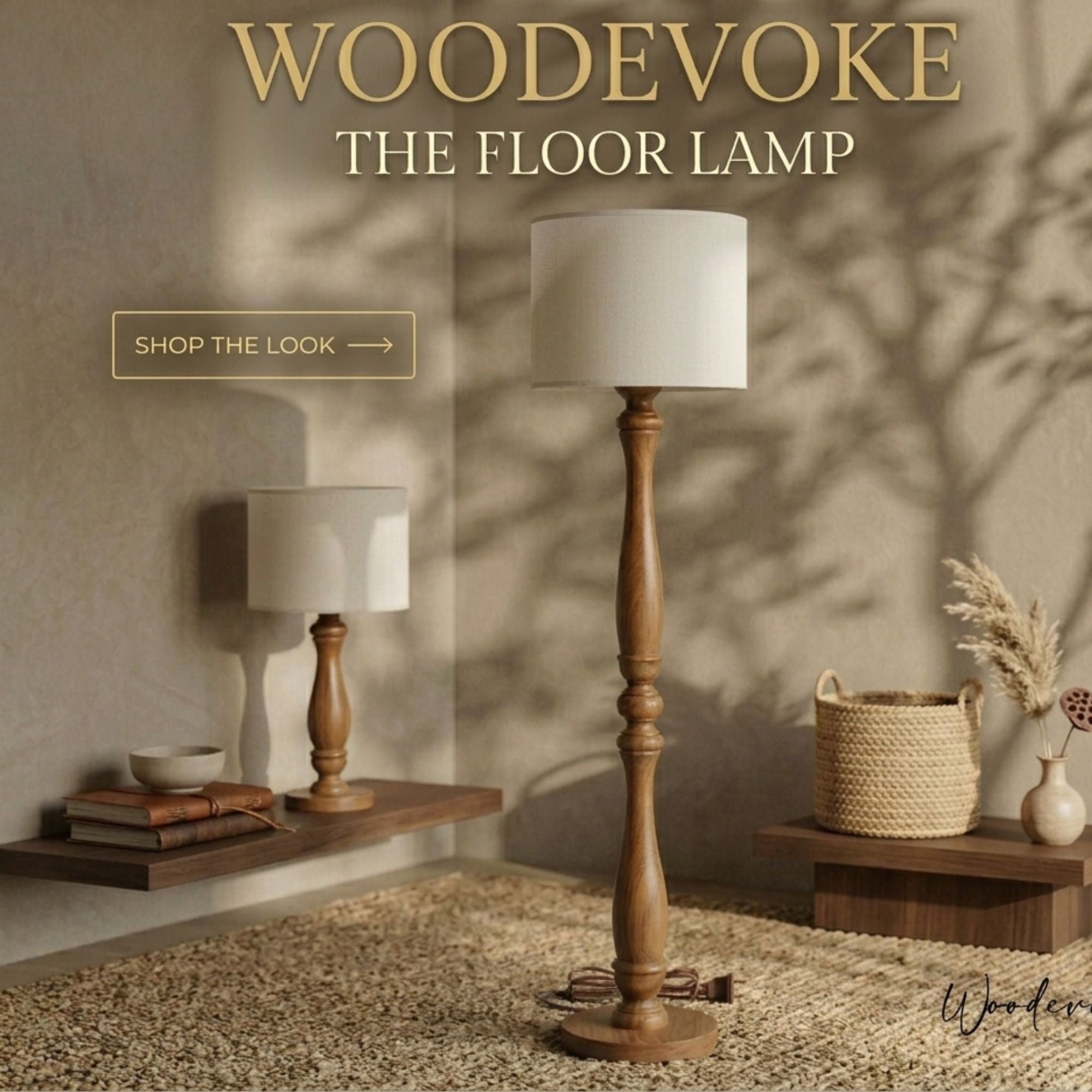 wooden floor lamps