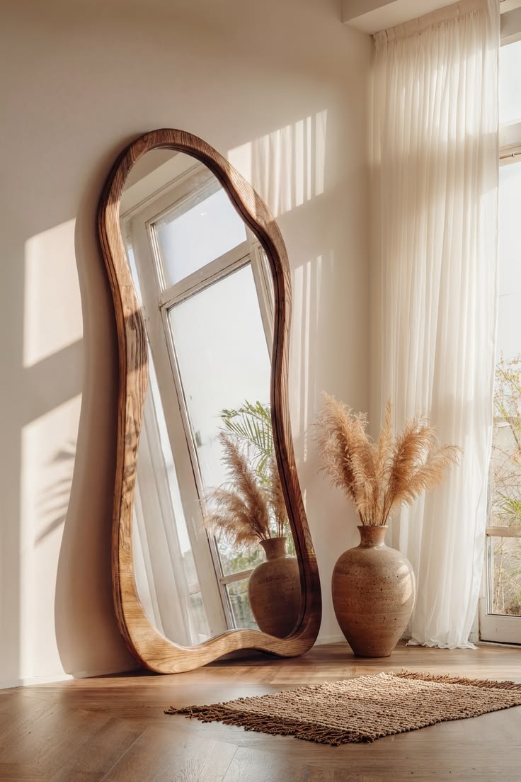 STANDING-MIRROR Wood Evoke