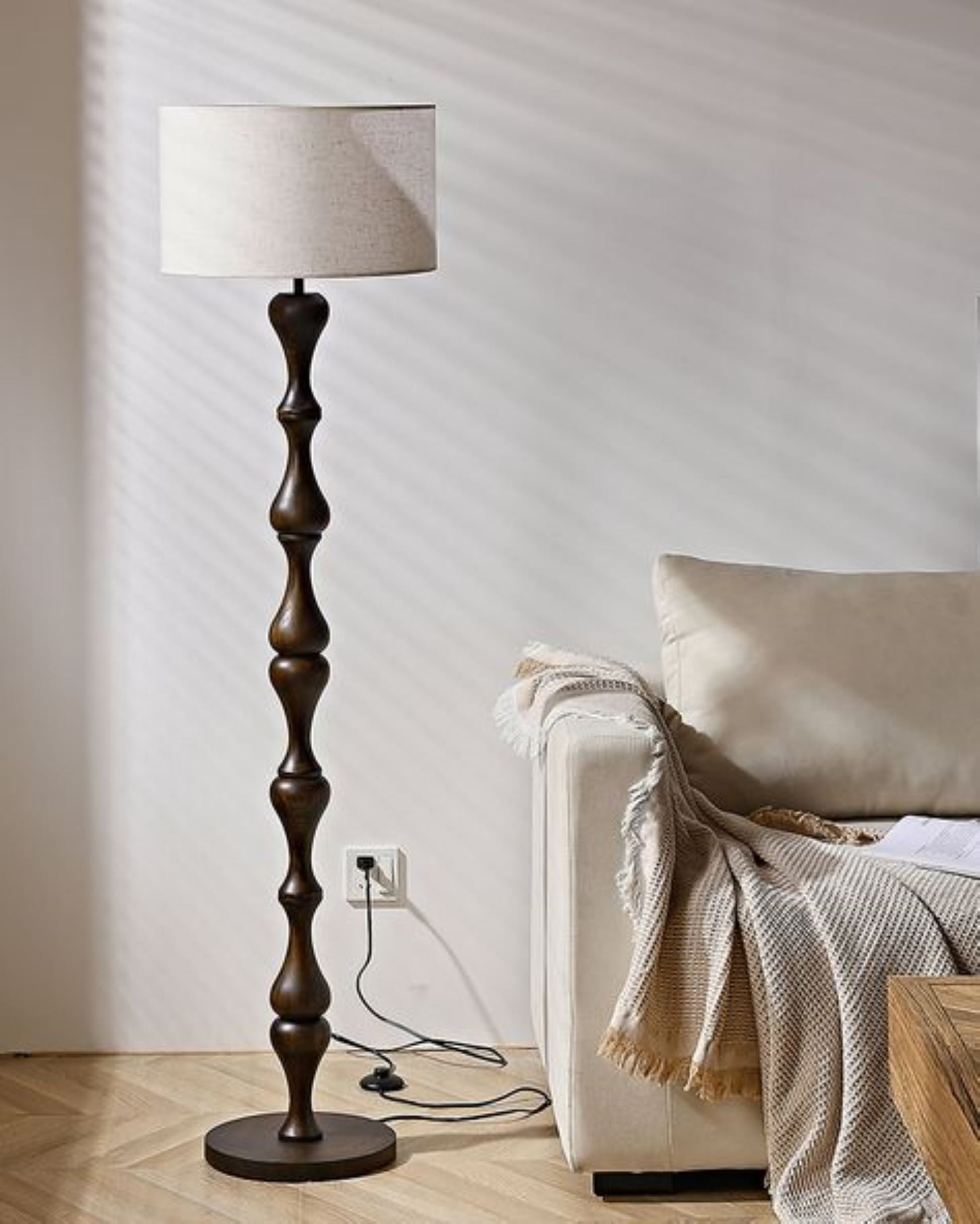 Wooden Floor Lamp