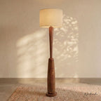 Handmade Wooden Floor Lamp - Illuminate Your Living Space with Style