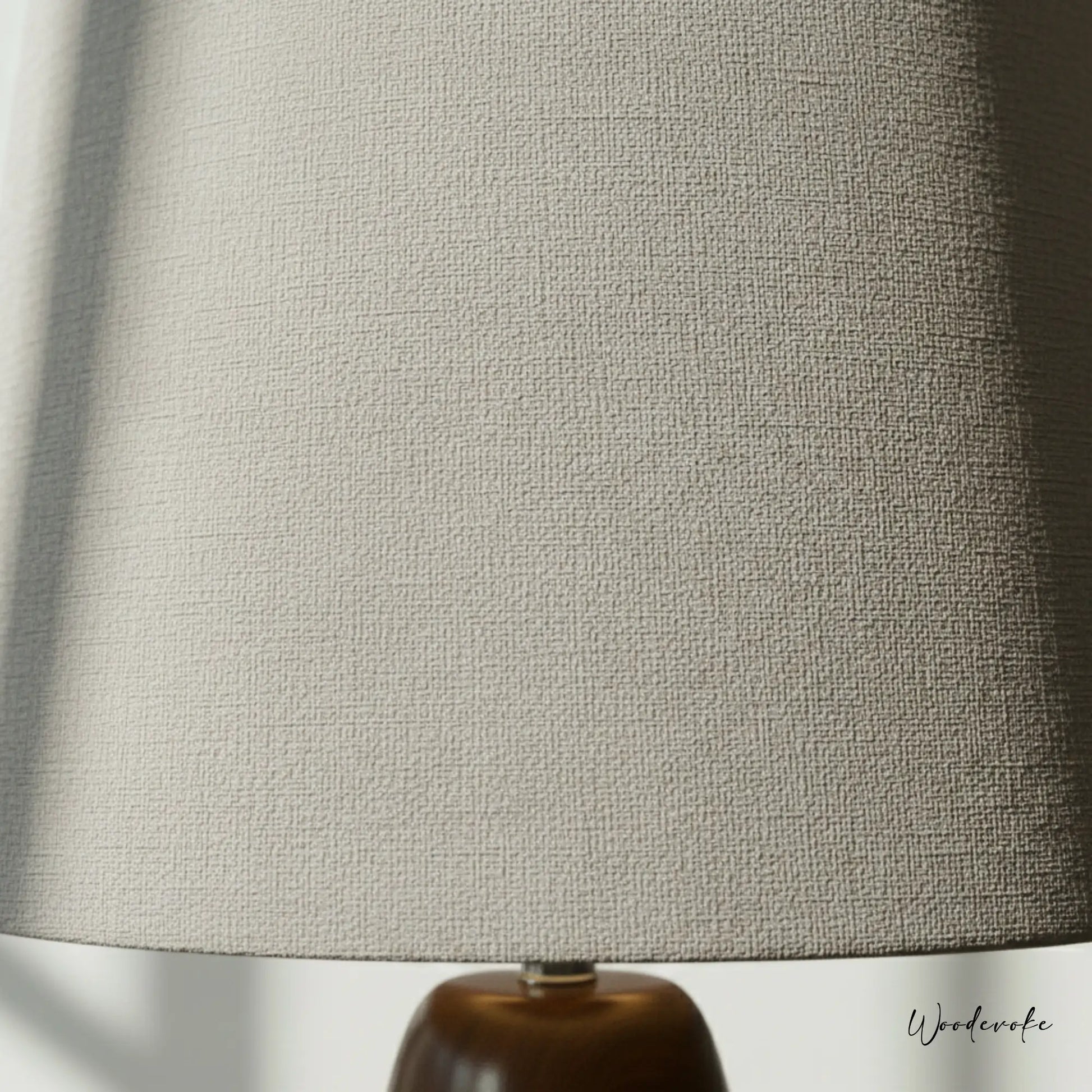 Acacia wooden table lamp lifestyle — handcrafted natural wood table lamp for drawing rooms Pakistan