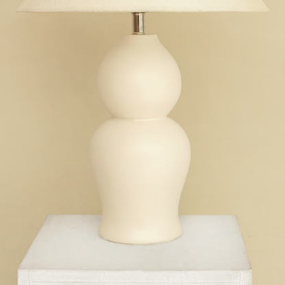Midnight Glow | Solid white Bedside Table Lamp
